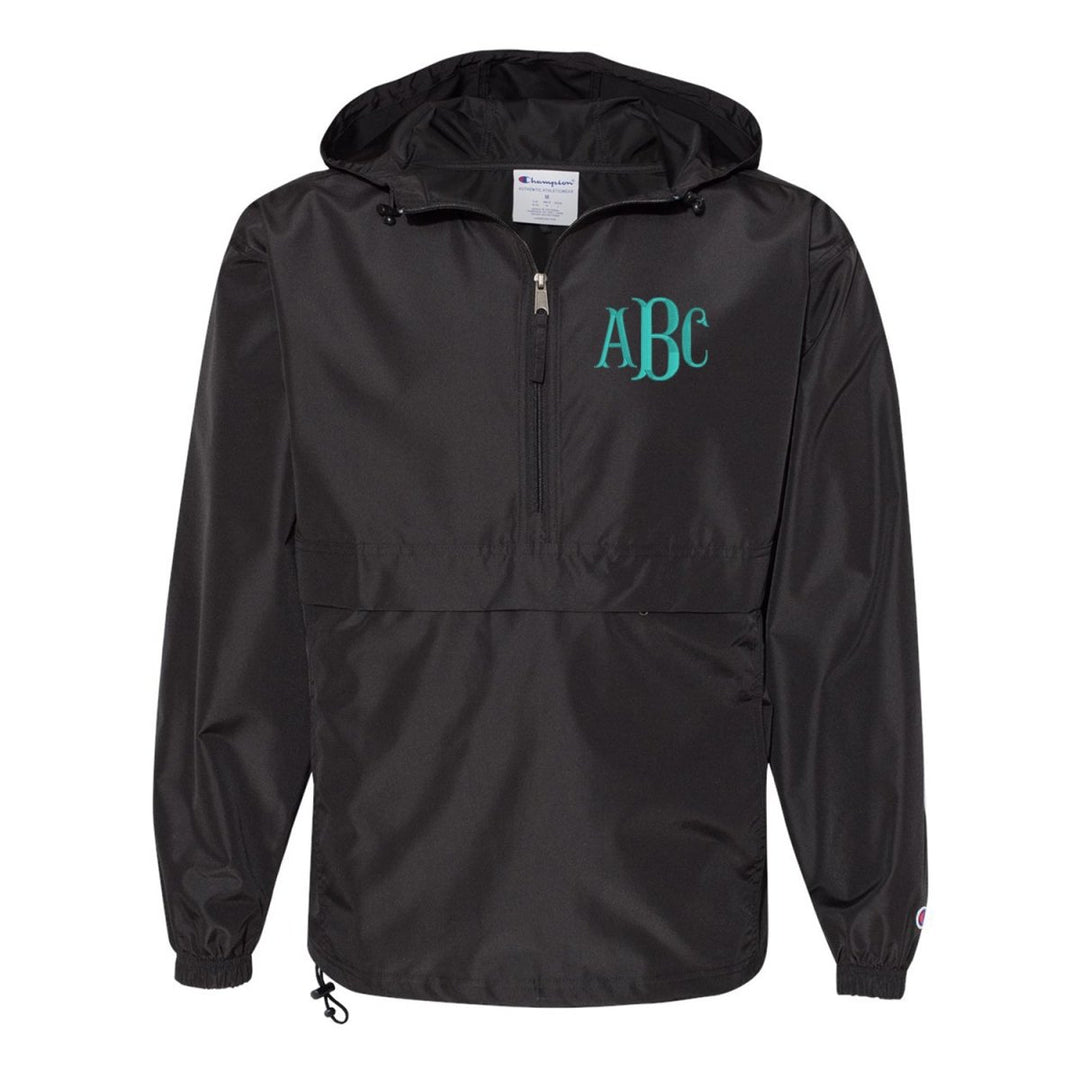 Monogrammed Champion Unlined Rain Jacket