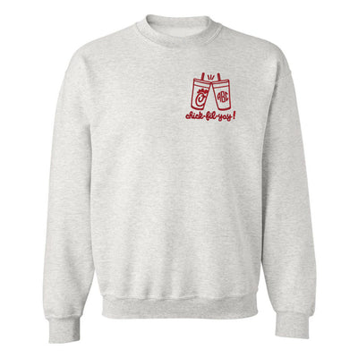 Monogrammed Chick Cheers Crewneck Sweatshirt - United Monograms