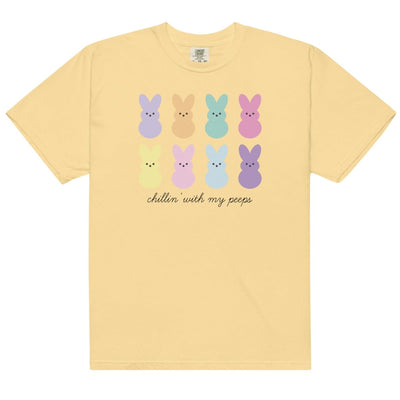 Monogrammed 'Chillin' With My Peeps' T-Shirt - United Monograms