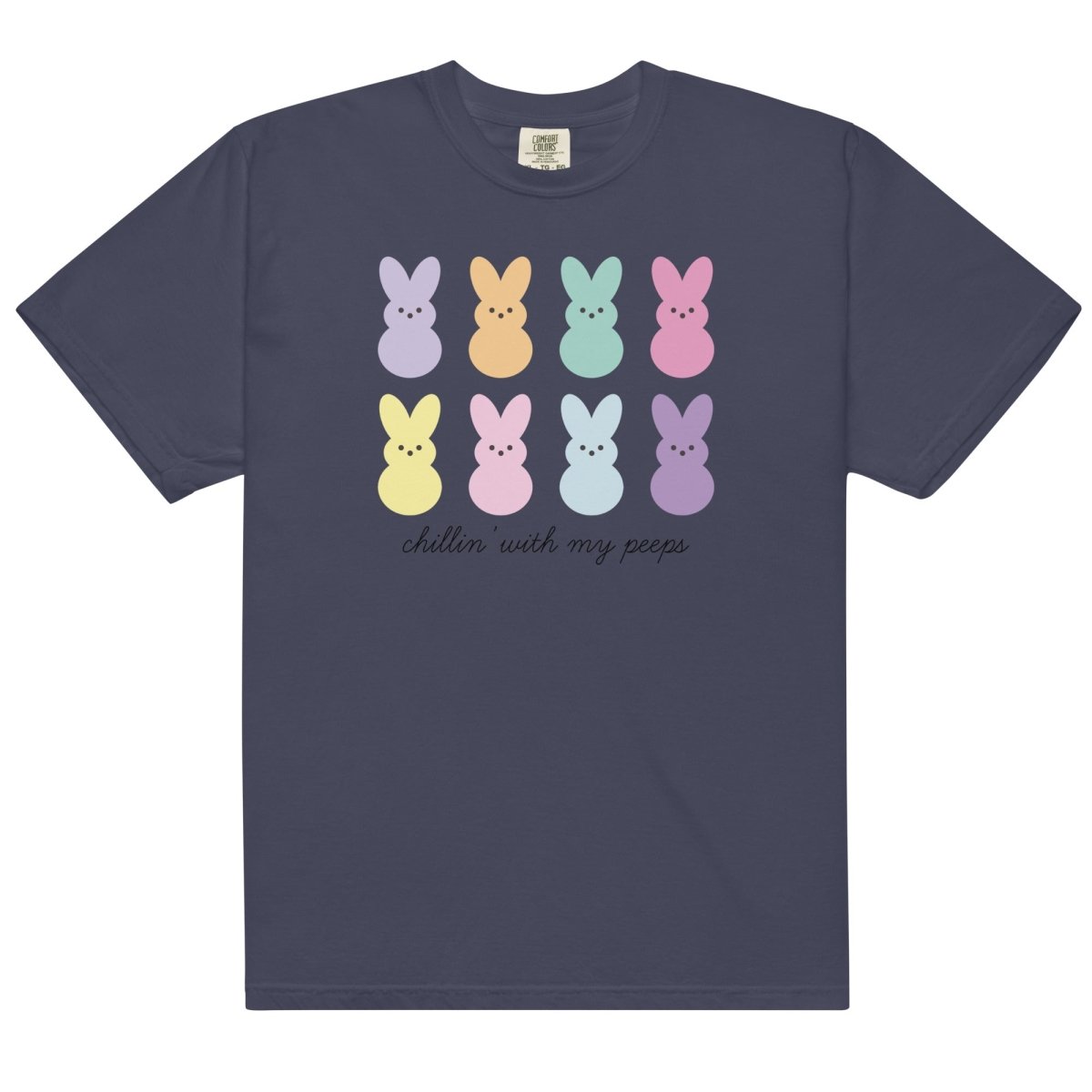 Monogrammed 'Chillin' With My Peeps' T-Shirt - United Monograms