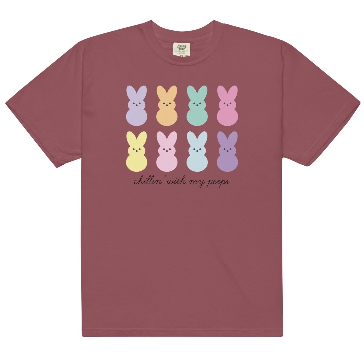 Monogrammed 'Chillin' With My Peeps' T-Shirt - United Monograms