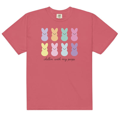 Monogrammed 'Chillin' With My Peeps' T-Shirt - United Monograms