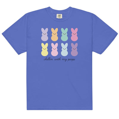 Monogrammed 'Chillin' With My Peeps' T-Shirt - United Monograms