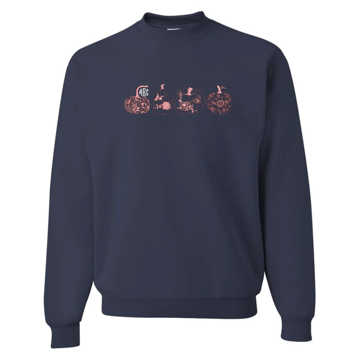 Monogrammed 'Chinoiserie Pumpkin Set' Embroidered Sweatshirt - United Monograms