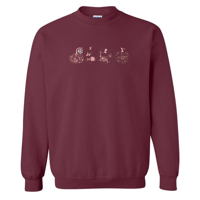 Monogrammed 'Chinoiserie Pumpkin Set' Embroidered Sweatshirt - United Monograms