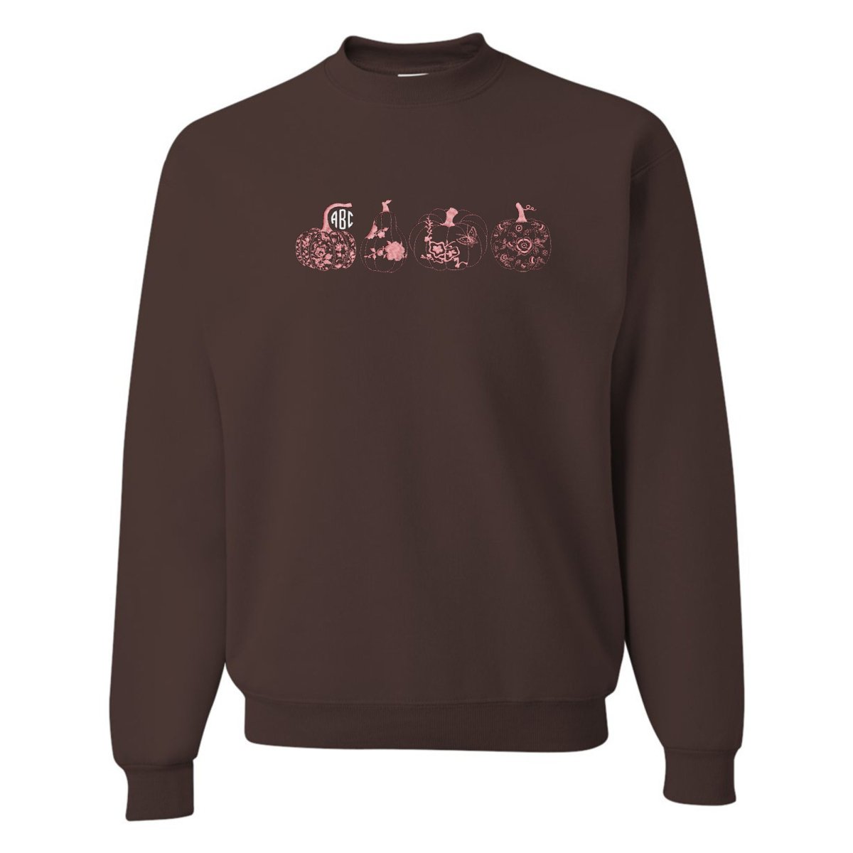 Monogrammed 'Chinoiserie Pumpkin Set' Embroidered Sweatshirt - United Monograms