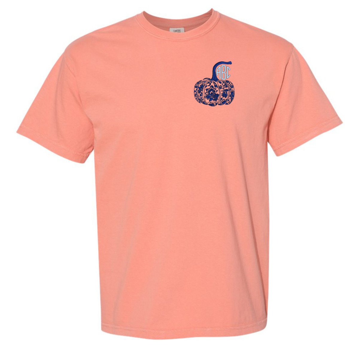 Monogrammed 'Chinoiserie Pumpkin' T-Shirt - United Monograms