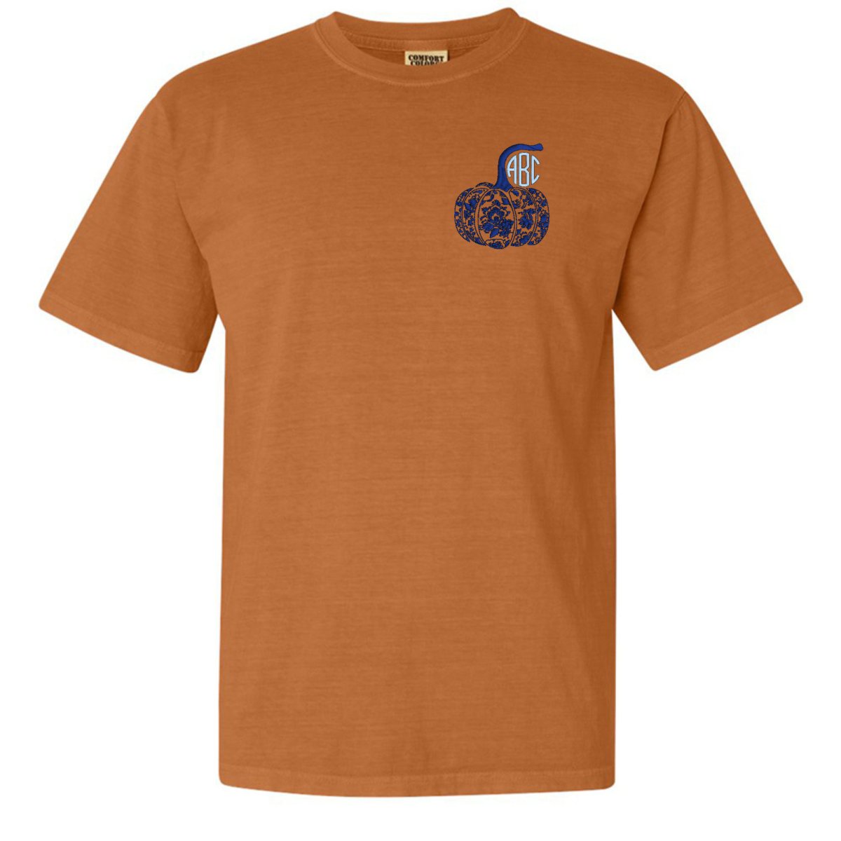 Monogrammed 'Chinoiserie Pumpkin' T-Shirt - United Monograms