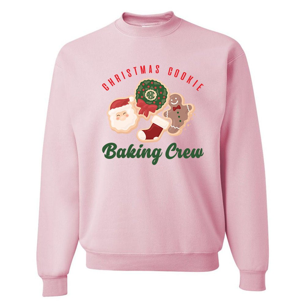 Monogrammed 'Christmas Cookie Baking Crew' Crewneck Sweatshirt - United Monograms