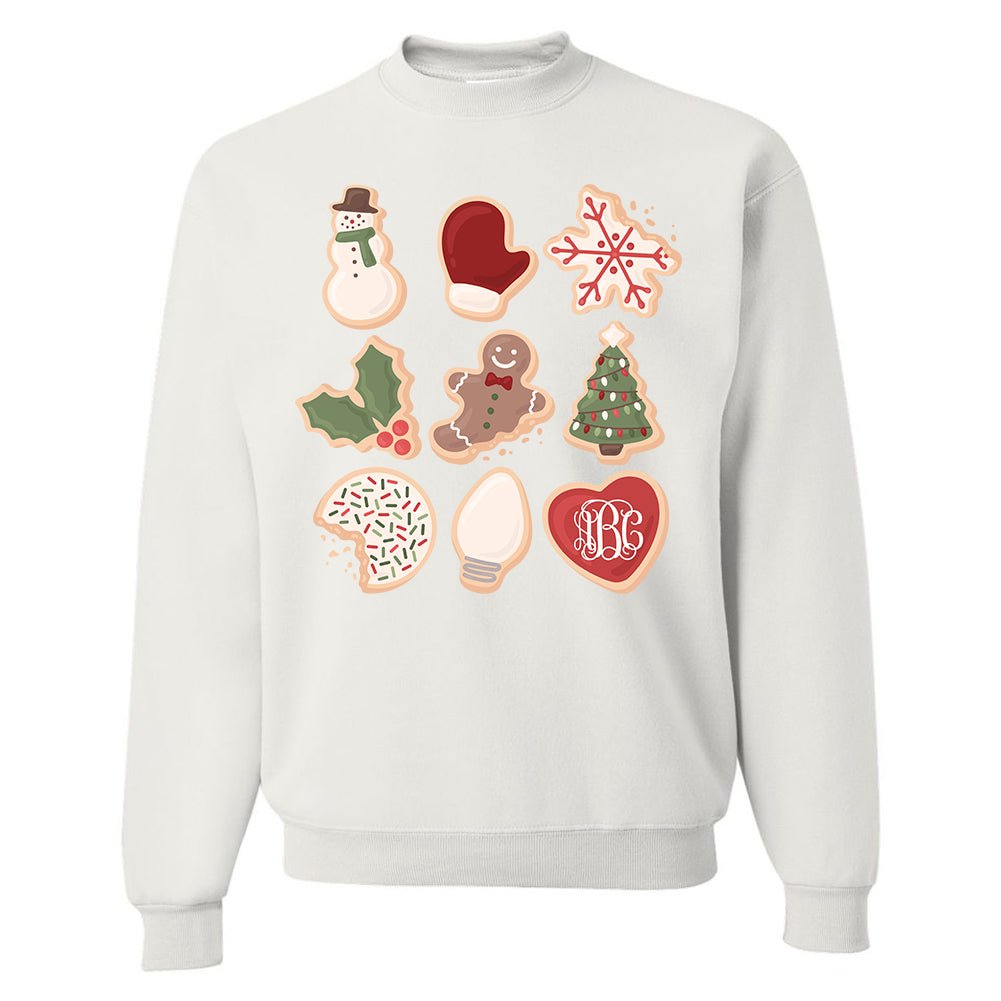 Monogrammed 'Christmas Cookies' Crewneck Sweatshirt - United Monograms