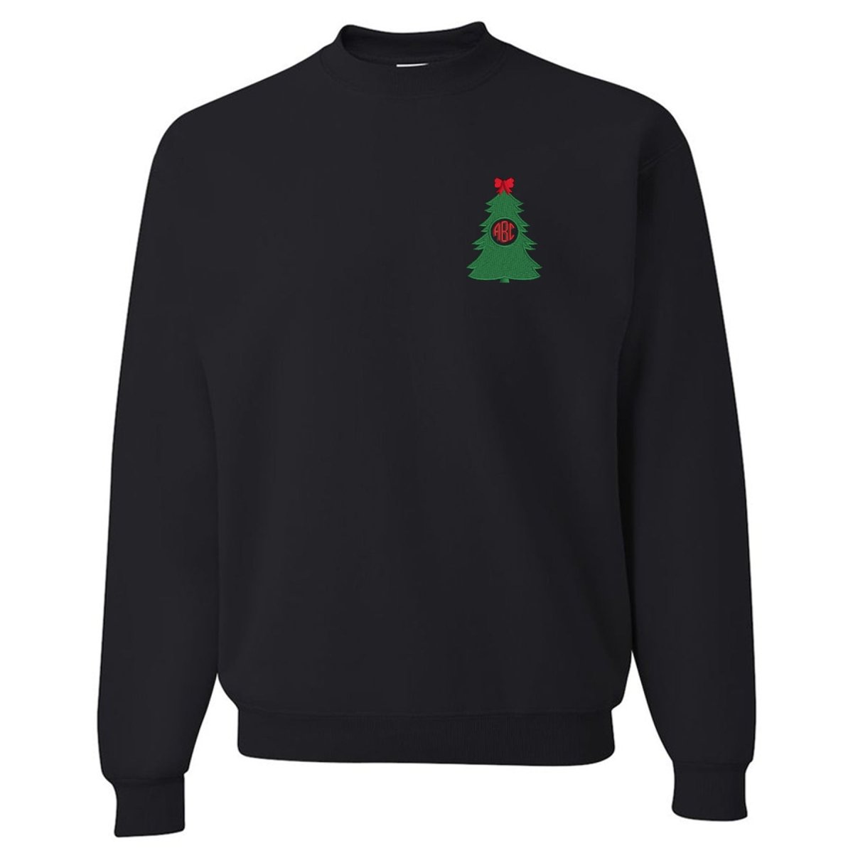 Monogrammed 'Christmas Tree' Crewneck Sweatshirt - United Monograms