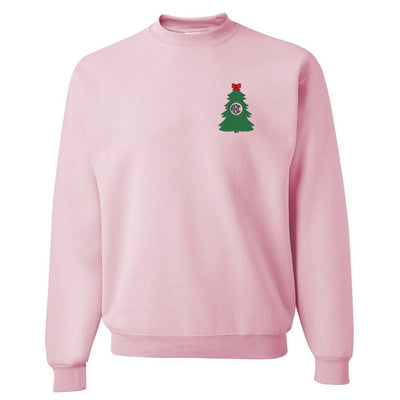 Monogrammed 'Christmas Tree' Crewneck Sweatshirt - United Monograms