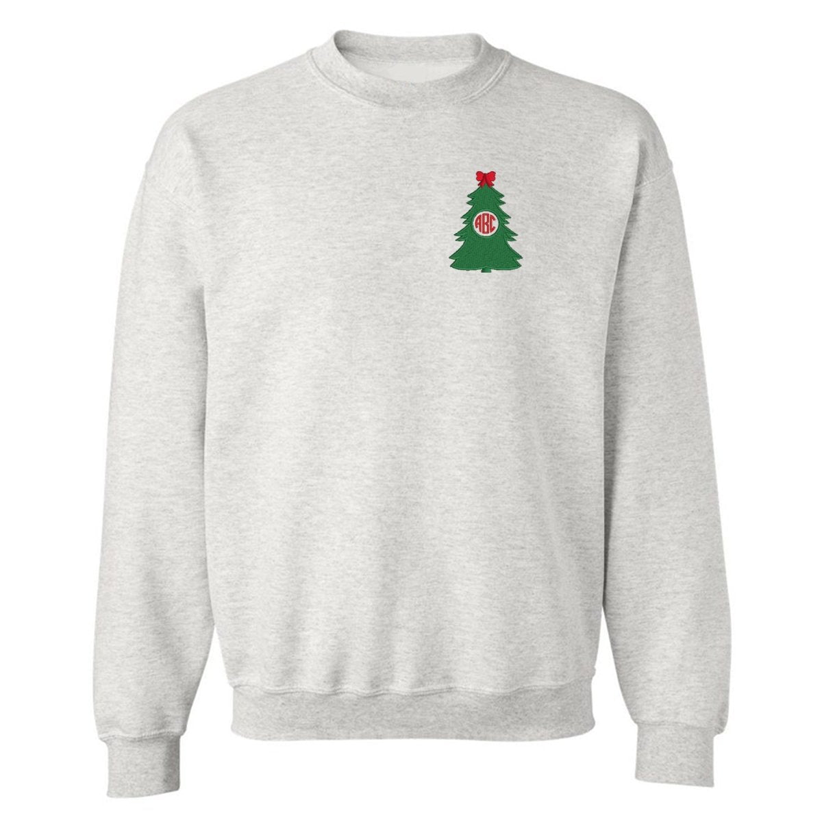 Monogrammed 'Christmas Tree' Crewneck Sweatshirt - United Monograms