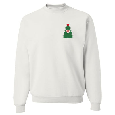 Monogrammed 'Christmas Tree' Crewneck Sweatshirt - United Monograms