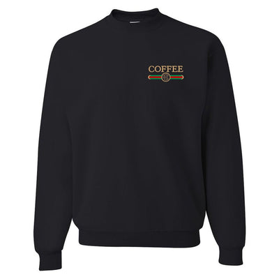 Monogrammed Coffee Designer Dupe Crewneck Sweatshirt - United Monograms