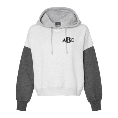 Monogrammed Colorblock Hoodie - United Monograms