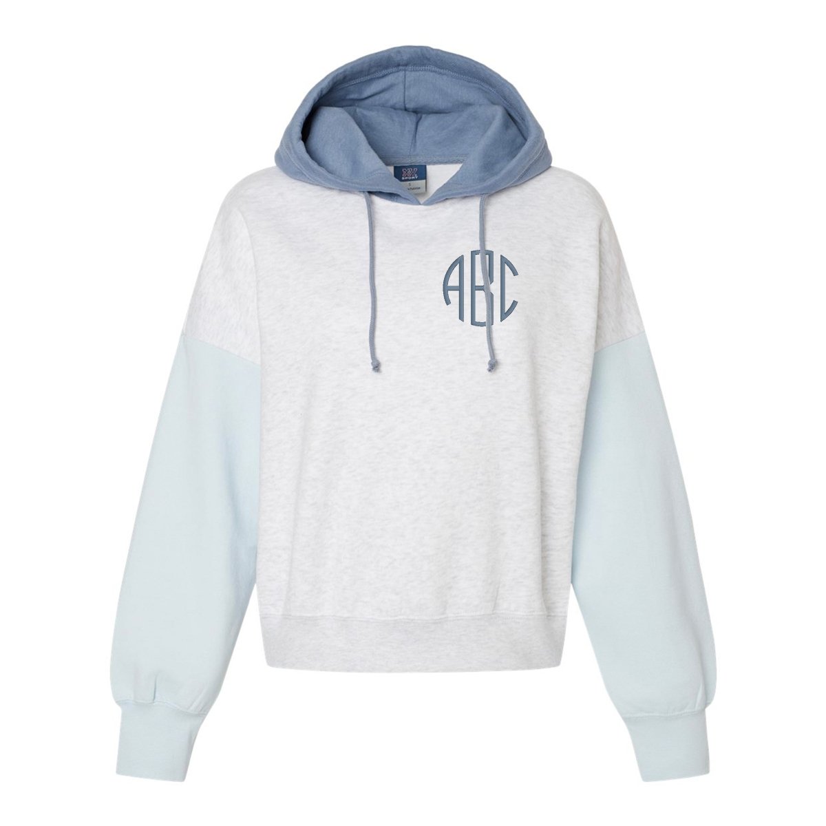 Monogrammed Colorblock Hoodie - United Monograms