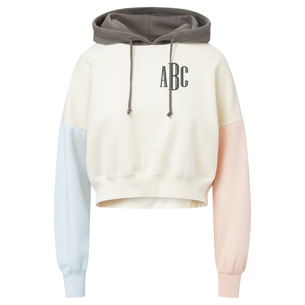 Monogrammed Colorblock Hoodie - United Monograms