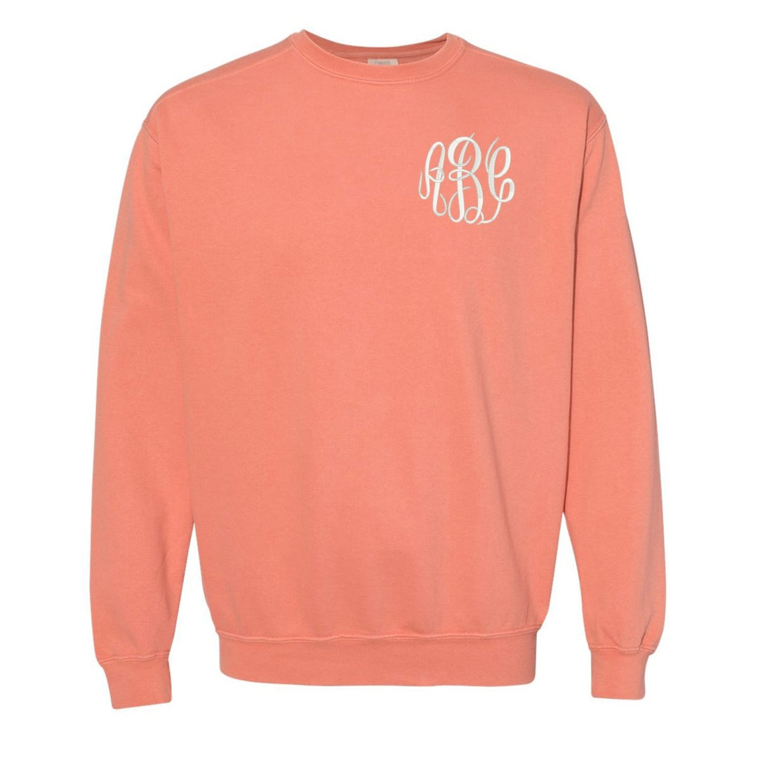 Monogrammed Comfort Colors Sweatshirt United Monograms