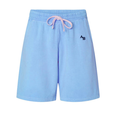 Monogrammed Comfort Colors Lightweight Sweat Shorts - United Monograms