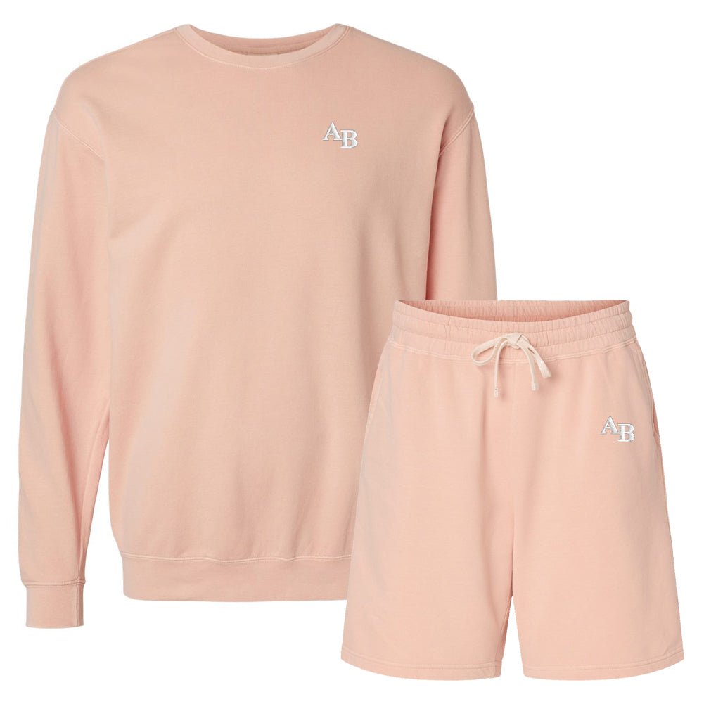 Monogrammed Comfort Colors Shorts Sweat Set - United Monograms