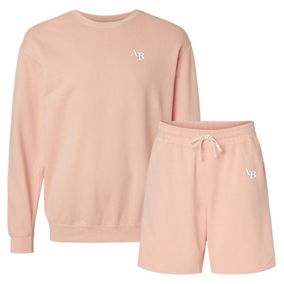 Monogrammed Comfort Colors Shorts Sweat Set - United Monograms