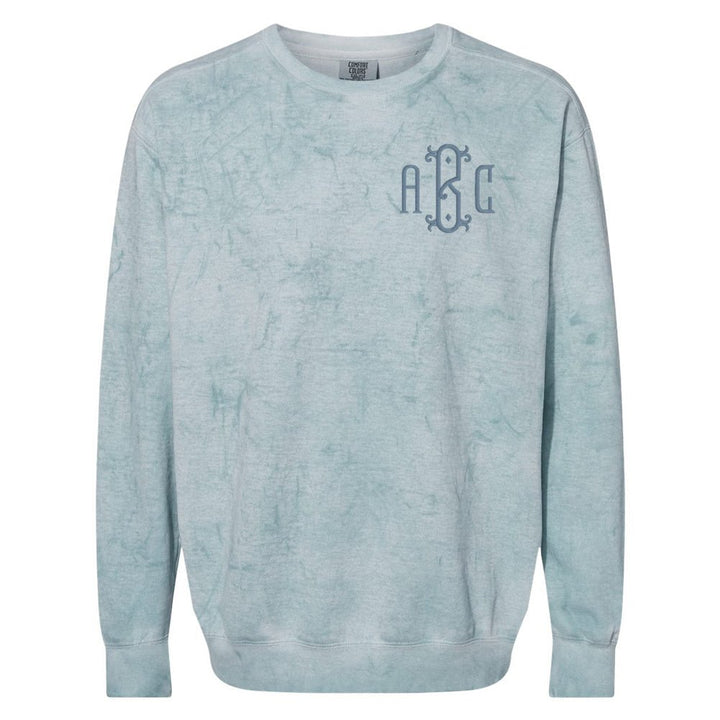 Comfort colors monogrammed sweatshirt best sale