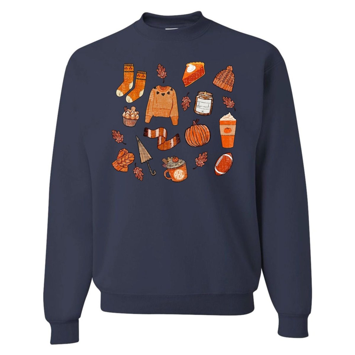 Monogrammed 'Cozy Fall' Crewneck Sweatshirt - United Monograms