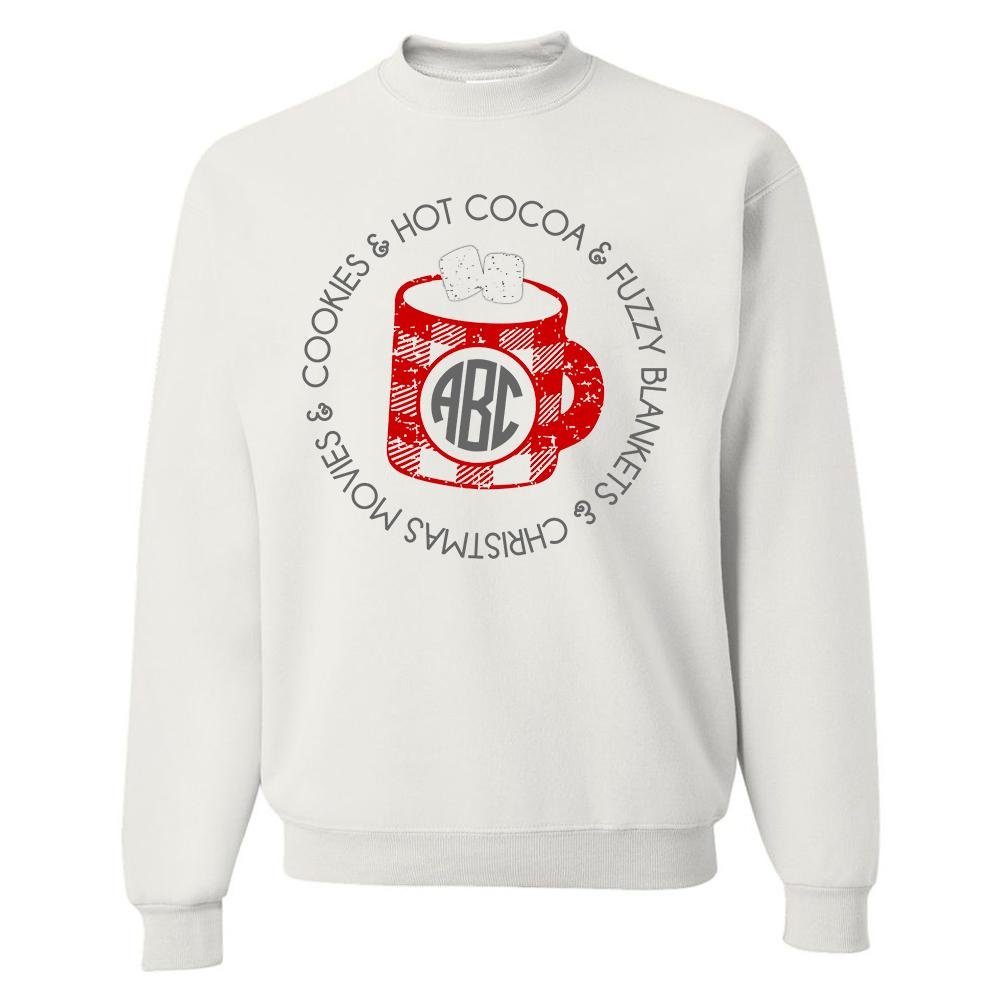 Monogrammed 'Cozy Holidays' Crewneck Sweatshirt - United Monograms