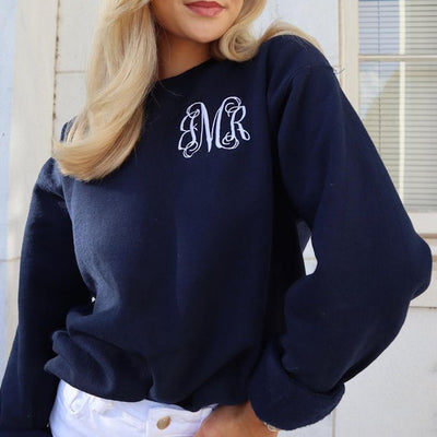 Monogrammed Crewneck Sweatshirt - United Monograms