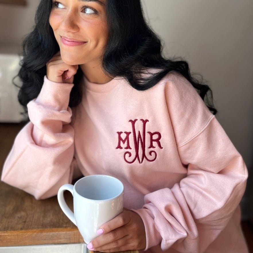 Monogrammed Crewneck Sweatshirt - United Monograms