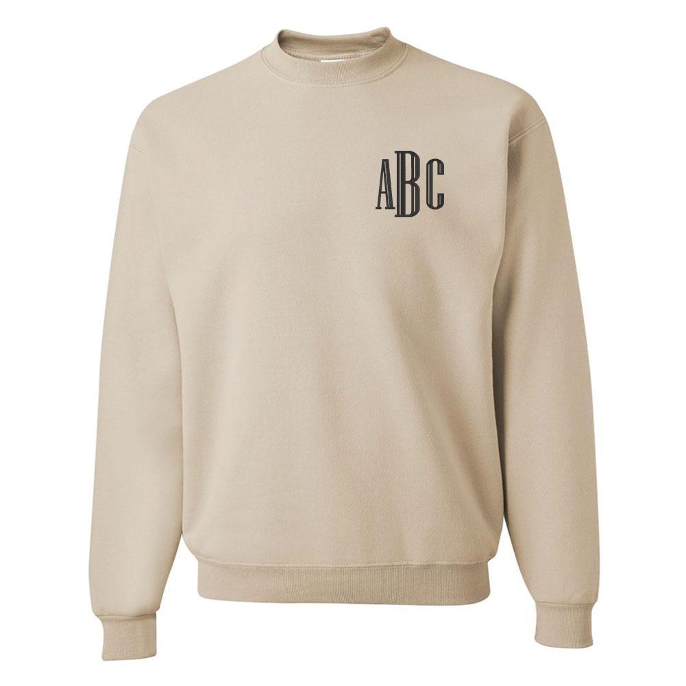 Monogram crewneck online