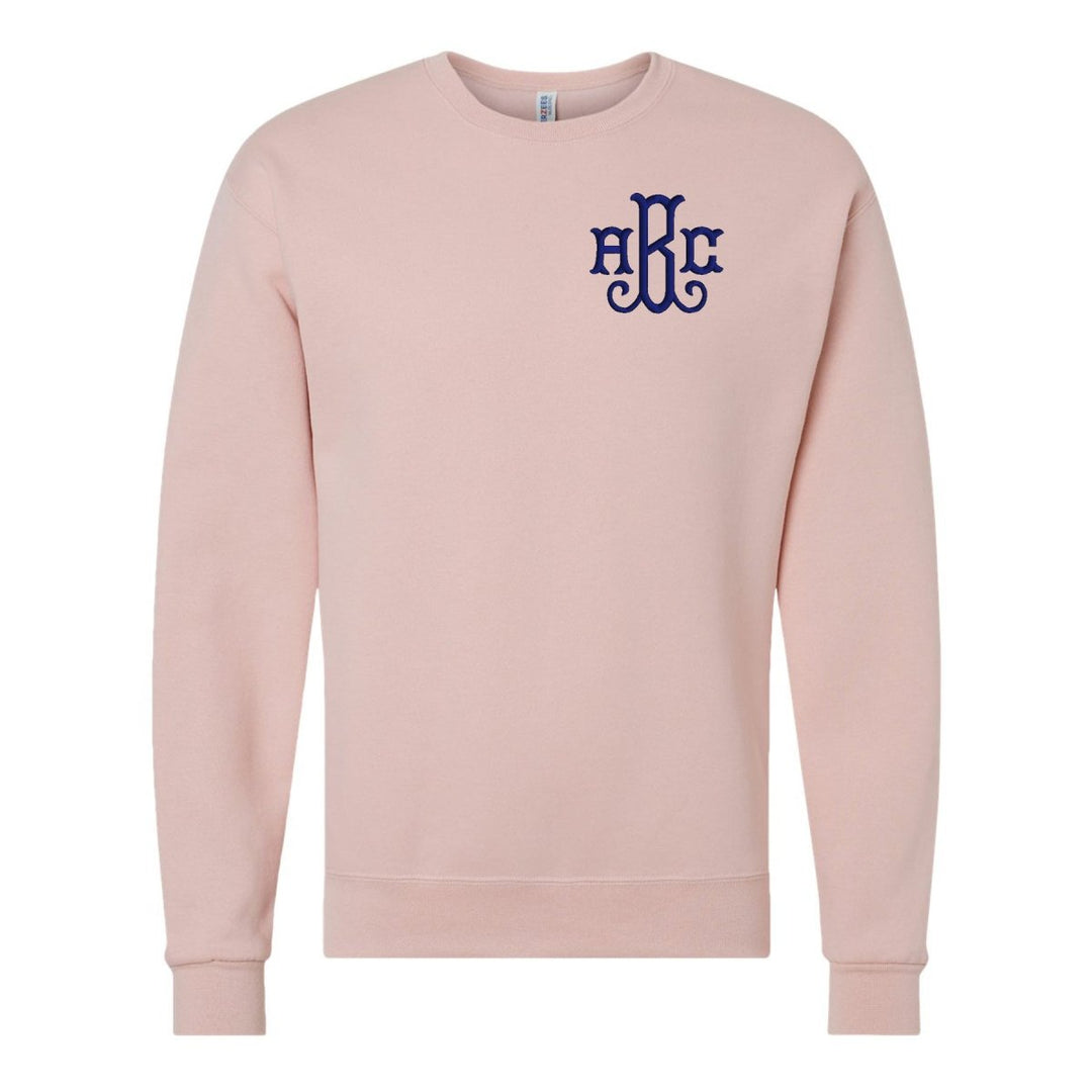 Monogrammed Crewneck Sweatshirt United Monograms