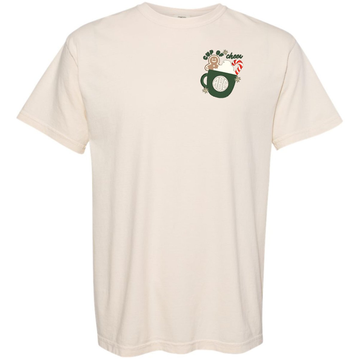 Monogrammed 'Cup Of Cheer' T - Shirt - United Monograms