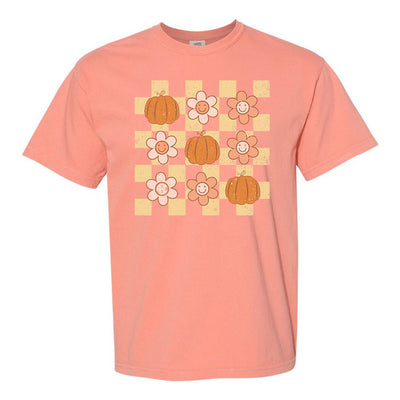 Monogrammed 'Daisy Pumpkin' T-Shirt - United Monograms