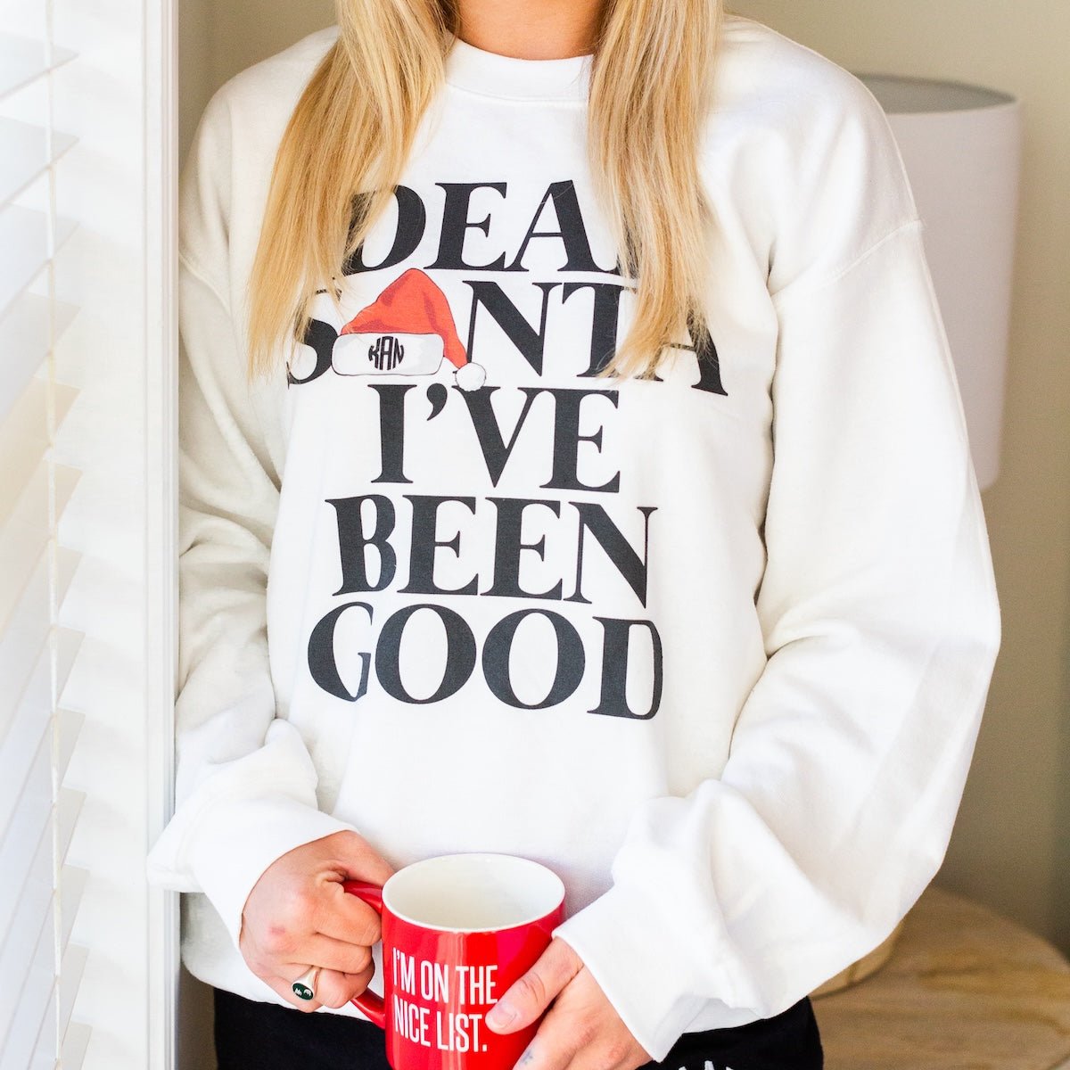 Monogrammed 'Dear Santa' Crewneck Sweatshirt - United Monograms