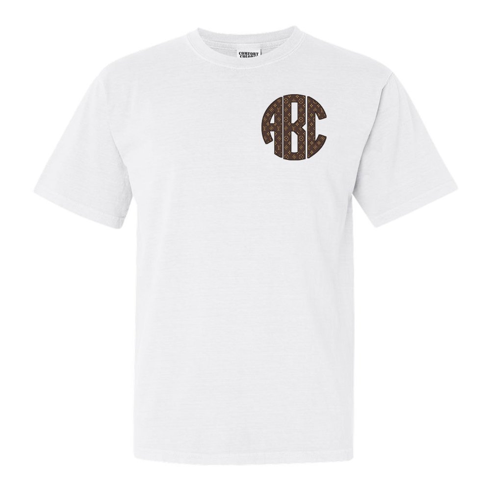 Monogrammed 'Designer Pattern Big Print' Tee - United Monograms