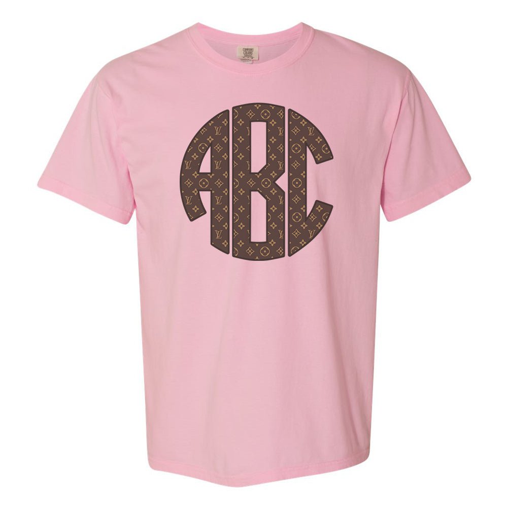 Monogrammed 'Designer Pattern Big Print' Tee - United Monograms