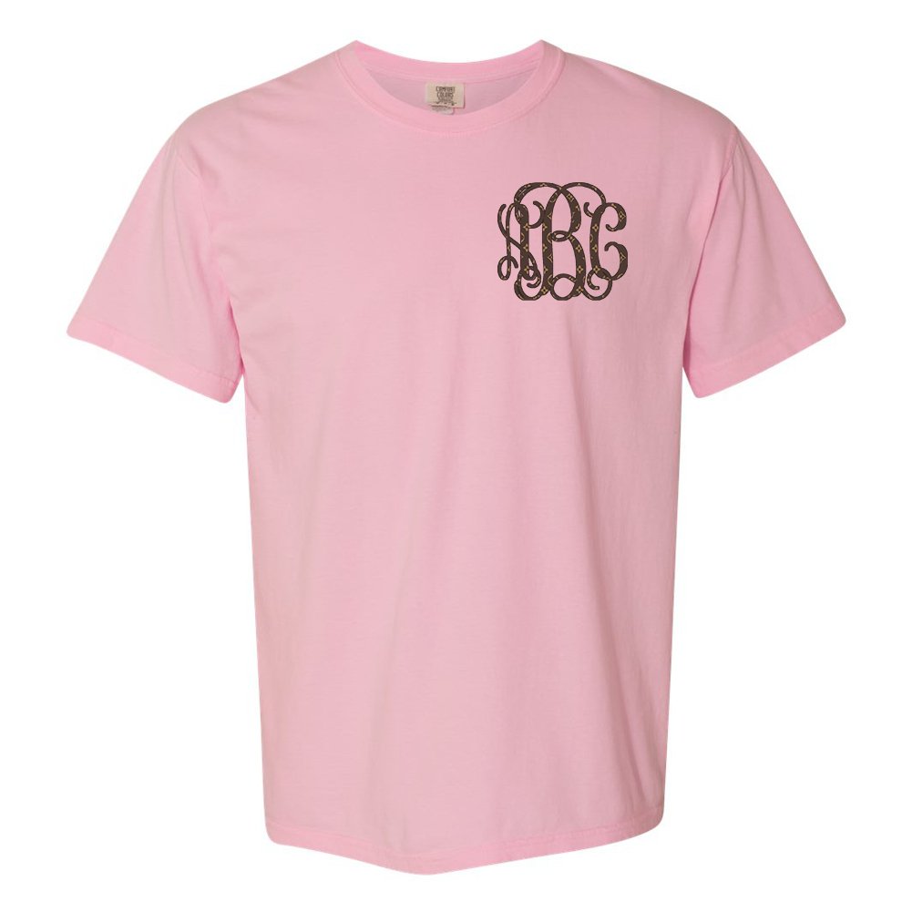 Monogrammed 'Designer Pattern Big Print' Tee - United Monograms