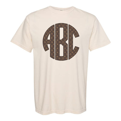 Monogrammed 'Designer Pattern Big Print' Tee - United Monograms