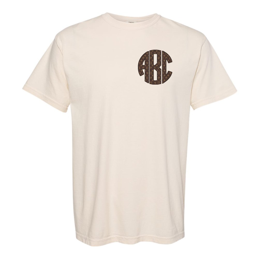 Monogrammed 'Designer Pattern Big Print' Tee - United Monograms