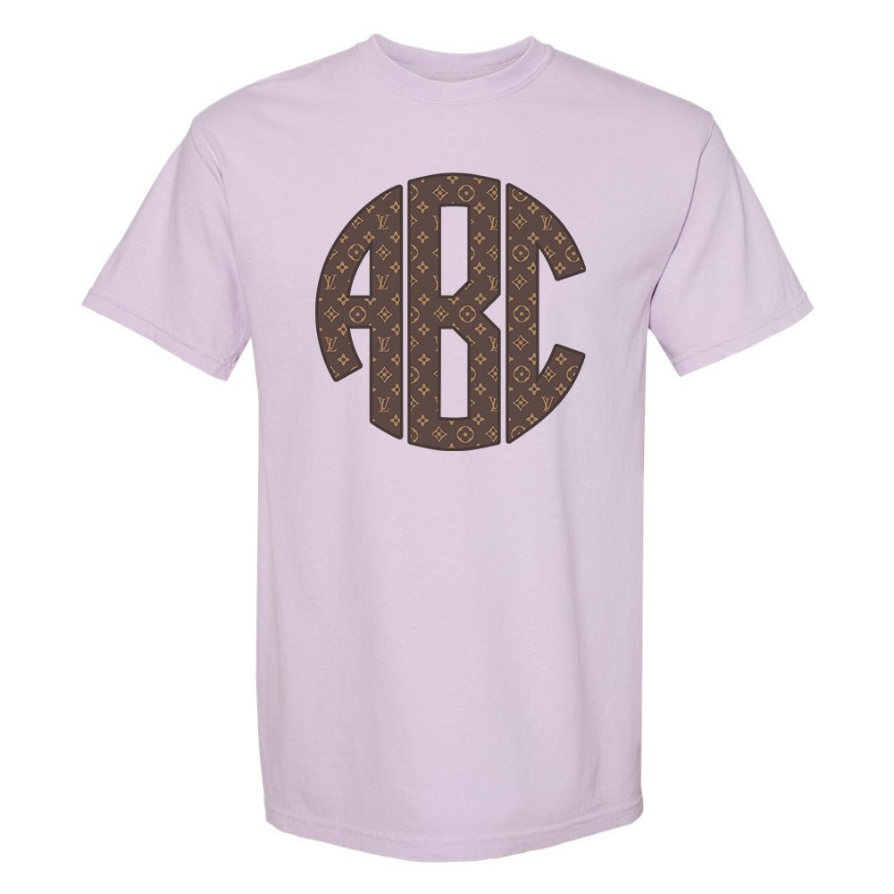 Monogrammed 'Designer Pattern Big Print' Tee - United Monograms