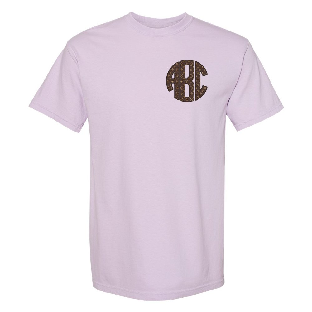 Monogrammed 'Designer Pattern Big Print' Tee - United Monograms