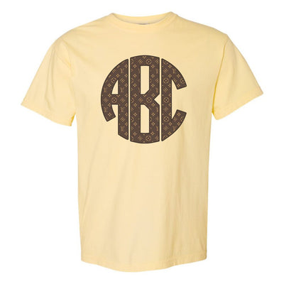 Monogrammed 'Designer Pattern Big Print' Tee - United Monograms