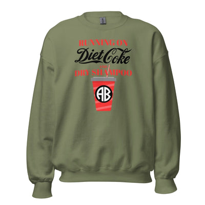 Monogrammed 'Diet Coke & Dry Shampoo' Sweatshirt - United Monograms