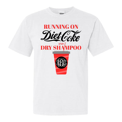 Monogrammed 'Diet Coke & Dry Shampoo' T-Shirt - United Monograms