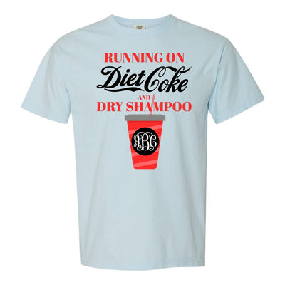 Monogrammed 'Diet Coke & Dry Shampoo' T-Shirt - United Monograms