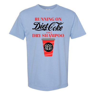 Monogrammed 'Diet Coke & Dry Shampoo' T-Shirt - United Monograms