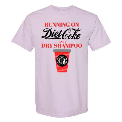 Monogrammed 'Diet Coke & Dry Shampoo' T-Shirt - United Monograms