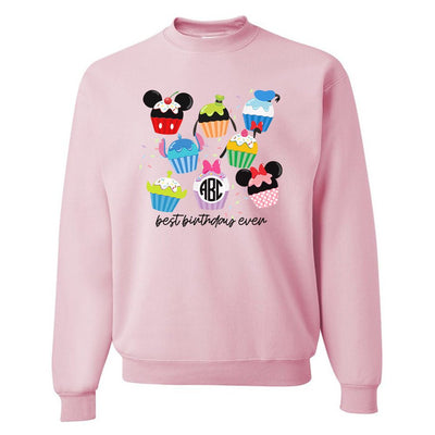 Monogrammed 'Disney Birthday' Crewneck Sweatshirt - United Monograms
